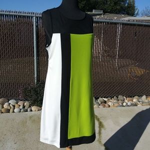 Black, White and Neon Green